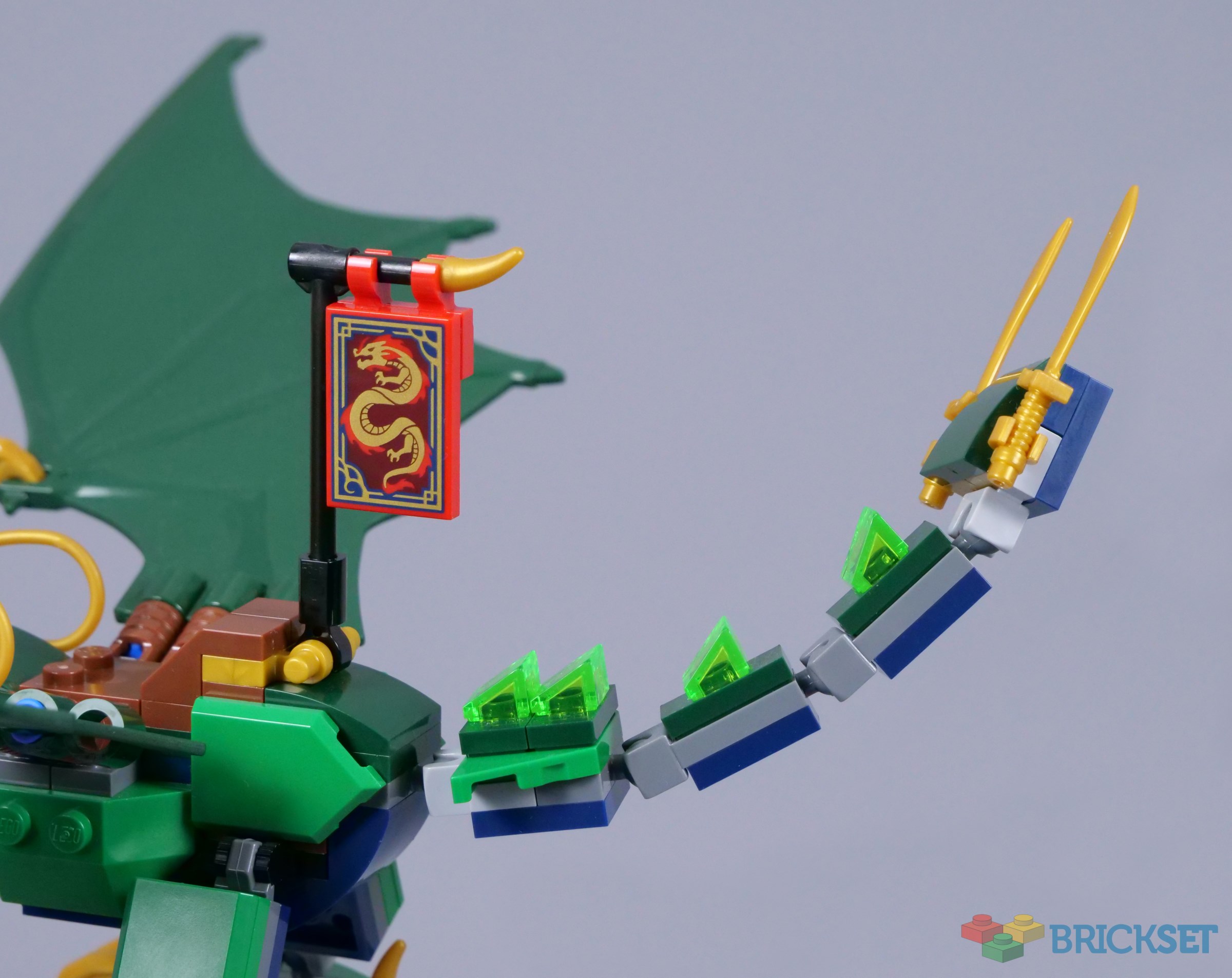 LEGO Ninjago 71829 Lloyd's Green Forest Dragon review | Brickset